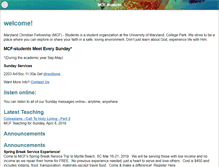 Tablet Screenshot of mcfstudents.org